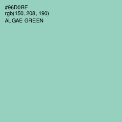 #96D0BE - Algae Green Color Image